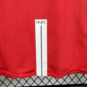 Retro Manchester United 2007/08 Home UCL Long Sleeves Jersey - Image 4