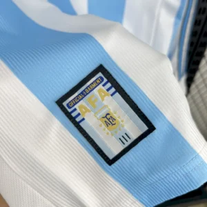 Retro Argentina 1998 Home Long Sleeves Jersey - Image 8