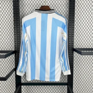 Retro Argentina 1998 Home Long Sleeves Jersey - Image 2