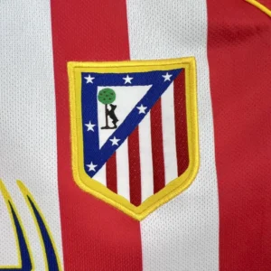 Retro Atletico Madrid 2004/05 Home Long Sleeve Jersey - Image 4