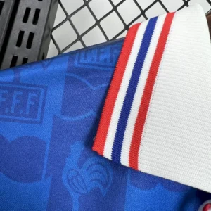 Retro France 1996 Home Jersey - Image 7