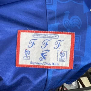 Retro France 1996 Home Jersey - Image 5
