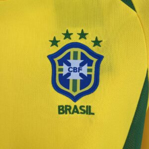 Retro Brazil 2002 Home Jersey - Image 6