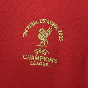 Retro Liverpool 2005 Home Jersey - Image 7