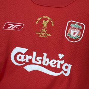 Retro Liverpool 2005 Home Jersey - Image 5
