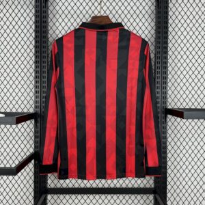 Retro AC Milan 1993/94 Home Long Sleeves Jersey - Image 2