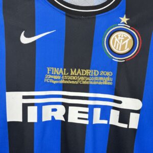 Retro Inter Milan 2009/10 Home Long Sleeves Jersey - Image 4