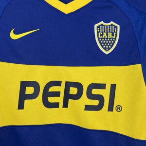 Retro Boca Juniors 2003/04 Home Jersey - Image 7