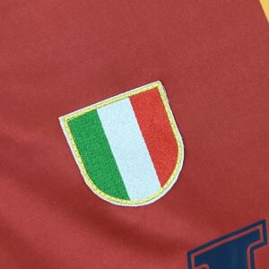 Retro AS Roma 2001/02 Home Long Sleeve Jersey - Image 7