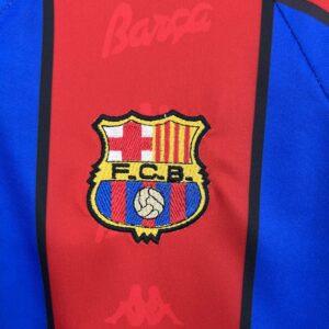 Retro Barcelona 1995/97 Home Long Sleeves Jersey - Image 5