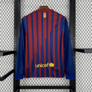 Retro Barcelona 2011/12 Home Long Sleeves Jersey - Image 2