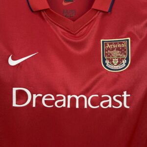 Retro Arsenal 2000/01 Home Long Sleeves Jersey - Image 4