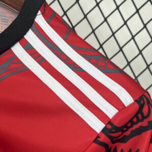 Mens Real Madrid 2024/25 Red and black dragon Jersey - Image 3