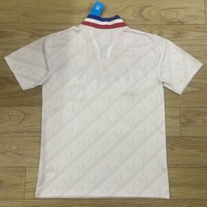 Mens Olympique Lyonnais 2024/25 Retro White Jersey - Image 2