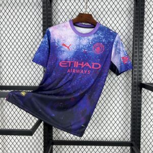 Mens Manchester City 2025/26 Purple concept version Jersey