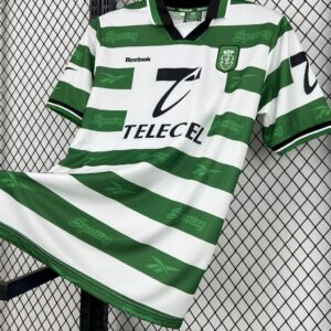 Retro Sporting CP 1999/00 Home Jersey - Image 3