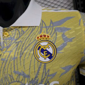 Mens Real Madrid  2025/26 Beige special edition Jersey Player Version - Image 5