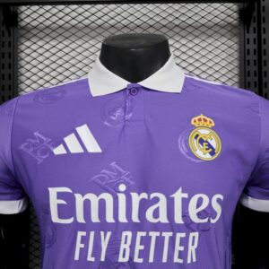 Mens Real Madrid  2025/26 Light purple special edition Jersey Player Version - Image 6