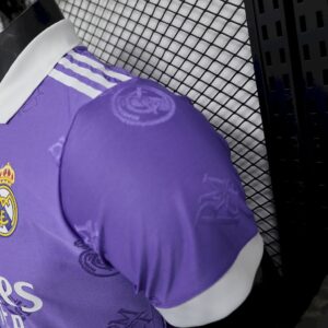 Mens Real Madrid  2025/26 Light purple special edition Jersey Player Version - Image 4