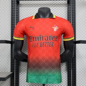Mens AC Milan 2025/26 Co-Branded Red Edition Jersey  Player Version