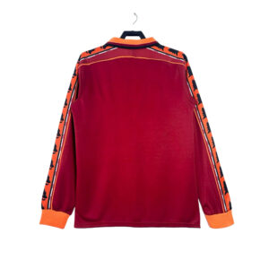 Retro AS Roma 1998/99 Home Long Sleeve Jersey - Image 2