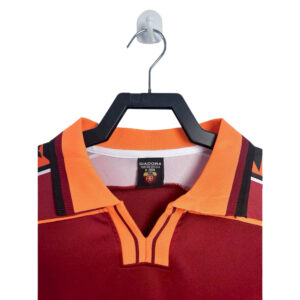 Retro AS Roma 1998/99 Home Long Sleeve Jersey - Image 3