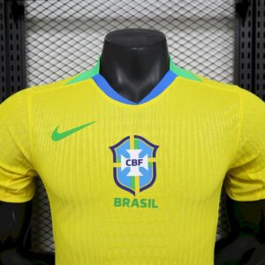 Mens Brazil 2025/26 Home Jersey Player Version - Image 3