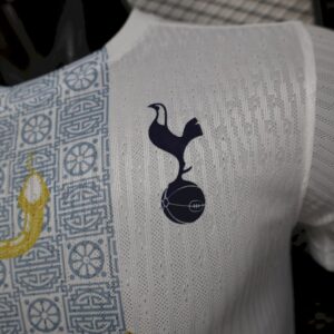 Mens Tottenham Hotspur 2025/26 White Gold Snake Edition Jersey Player Version - Image 3