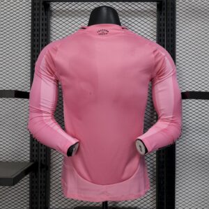 Mens Inter Miami CF 2025/26 Home Long Sleeves Jersey Player Version - Image 2