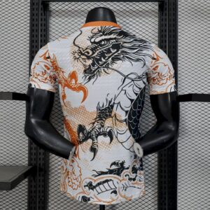 Mens Real Madrid 2025/26 Black and white dragon version Jersey Player Version - Image 2