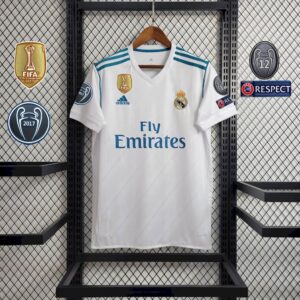 Retro Real Madrid 2017/18 Home Jersey - Image 4
