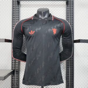 Mens Manchester United 2025/26 Special Edition Long Sleeves Jersey Player Version
