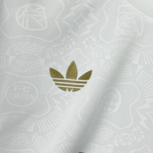 Mens Bayern Munich 2024/25 125 Anniversary White Jersey - Image 10