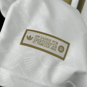 Mens Bayern Munich 2024/25 125 Anniversary White Jersey - Image 7
