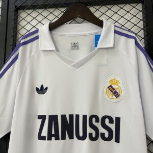 Retro Real Madrid 1984/85 Home Jersey - Image 8