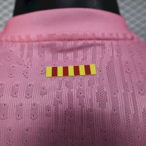 Mens Barcelona 2025/26 Rose Pink Special Edition Jersey Player Version - Image 4