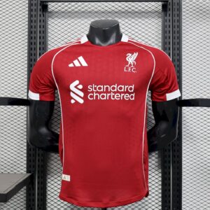 Mens Liverpool 2025/26 Home Jersey Player Version