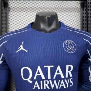 Mens Paris Saint-Germain 2025/26 Fourth Long Sleeves Jersey Player Version - Image 4