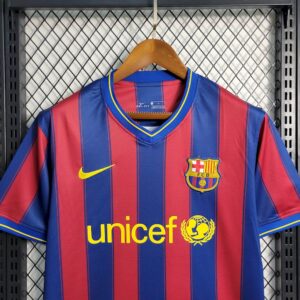 Retro Barcelona 2009/10 Home Jersey - Image 9