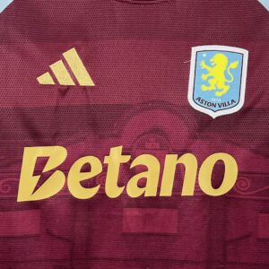 Mens Aston Villa 2025/26 Home Jersey - Image 7