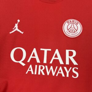 Mens Paris Saint-Germain 2024/25 Fourth Red Jersey - Image 5