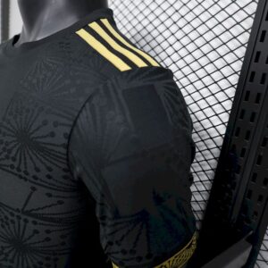 Mens Mexico 2025/26 Gold- Black Jersey Player Version - Image 5