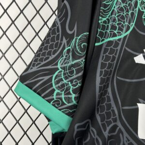 Mens Real Madrid 2025/26 Green and Black Dragon Special Edition Jersey - Image 6