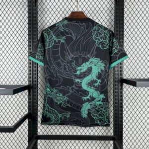 Mens Real Madrid 2025/26 Green and Black Dragon Special Edition Jersey - Image 2