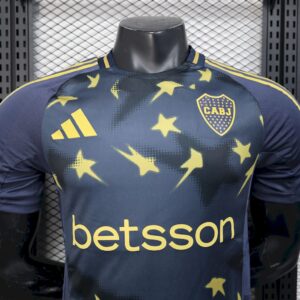 Mens Boca Juniors 2025/26 Third Jersey Player Version - Image 5