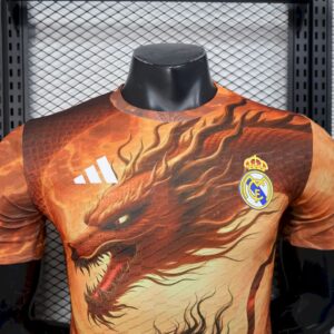 Mens Real Madrid 2025/26 Nezha Dragon Version Jersey Player Version - Image 4