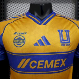 Mens Tigres UANL 2025/26 Home Jersey Player Version - Image 5