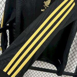 Mens Mexico 2025/26 Gold- Black Long Sleeves Jersey - Image 4