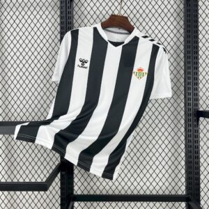 Mens Real Betis 2025/26 Black and white special edition Jersey