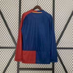 Retro Barcelona 2008/09 Home Long Sleeves Jersey - Image 2